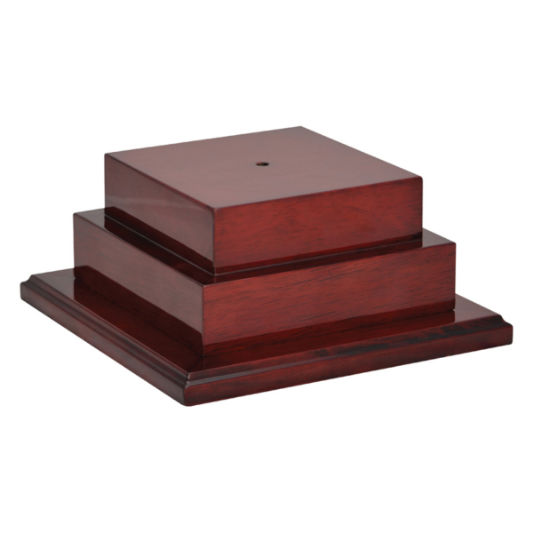Rosewood High Gloss 2 Tier Wood Base